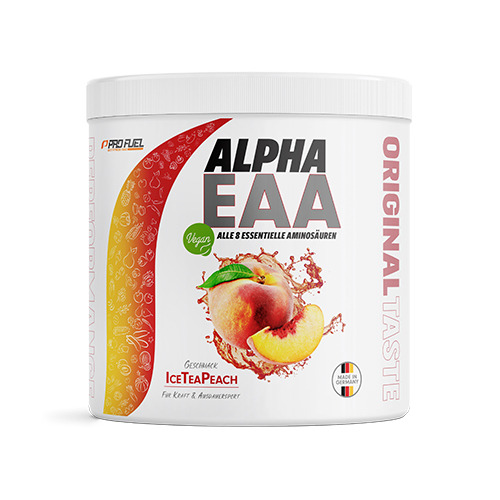 Alpha EAA vegan – ice tea pesca, 462 g