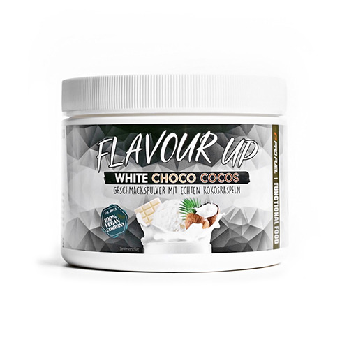 Flavour Up aroma vegano in polvere – cioccolato bianco e cocco, 250 g