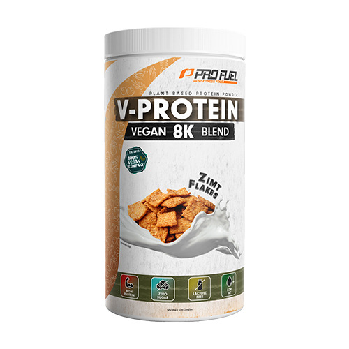 V-Protein 8K proteine vegane – cereali alla cannella, 750 g