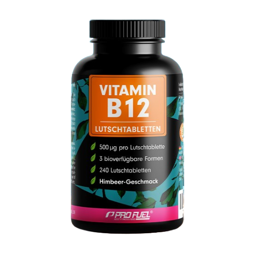 Vitamina B12 vegana – lampone, 240 pastiglie