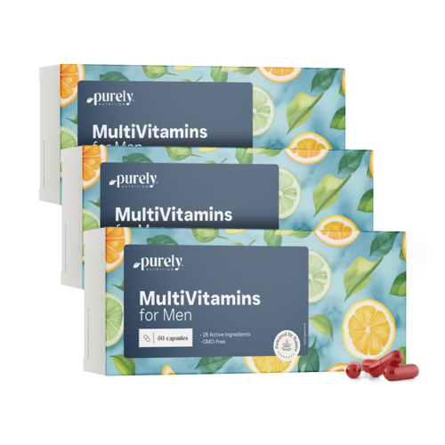 3x Multivitamine per uomini, totale 180 capsule