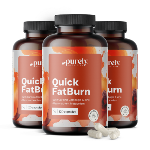 3x Quick FatBurn, totale 360 capsule