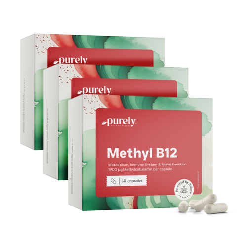 3x Vitamina B12 - metilcobalamina, totale 90 capsule