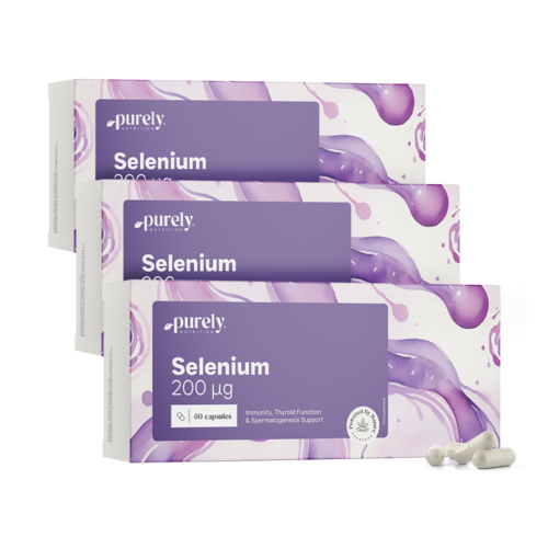 3x Selenio 200 µg, totale 180 capsule