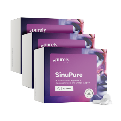 3x SinuPure - supporto di 5 erbe, totale 225 compresse