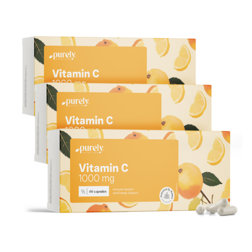 3x Vitamina C 1000 mg, totale 180 capsule