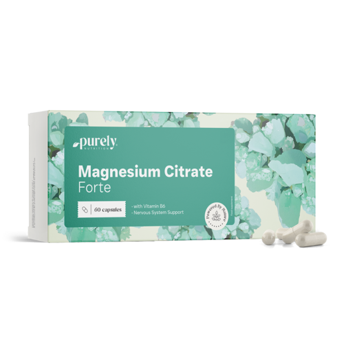 Magnesio citrato Forte + vitamina B6, 60 capsule