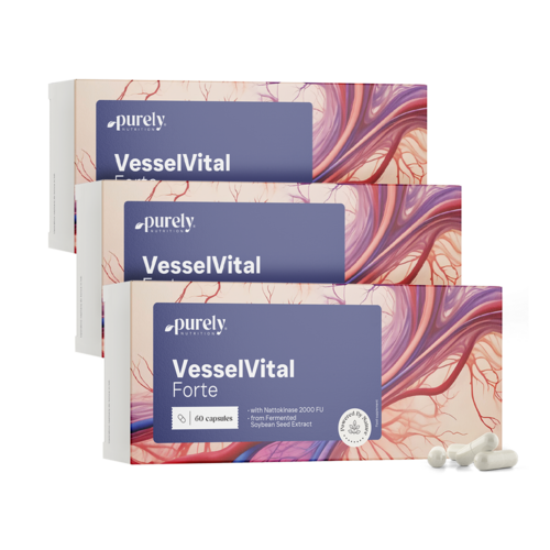 3x VesselVital Forte, totale 180 capsule