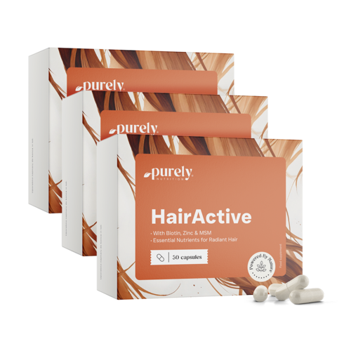 3x HairActive - complesso per capelli, totale 90 capsule
