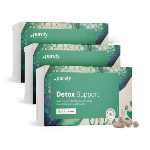 3x Detox Support – complesso di carciofo e cardo mariano, totale 90 capsule