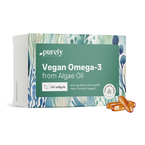 Omega-3 vegano 1100 mg – da alghe, 60 capsule molli