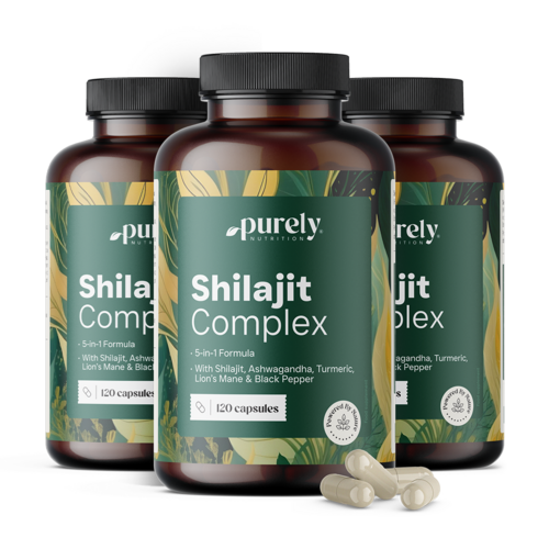 3x Complesso di shilajit, totale 360 capsule