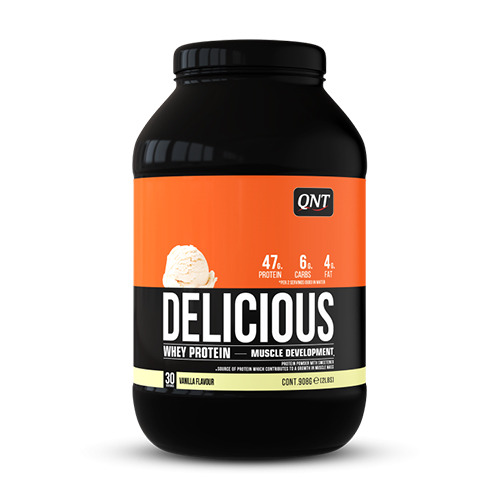  Delicious Whey proteine del siero di latte – vaniglia , 908 g