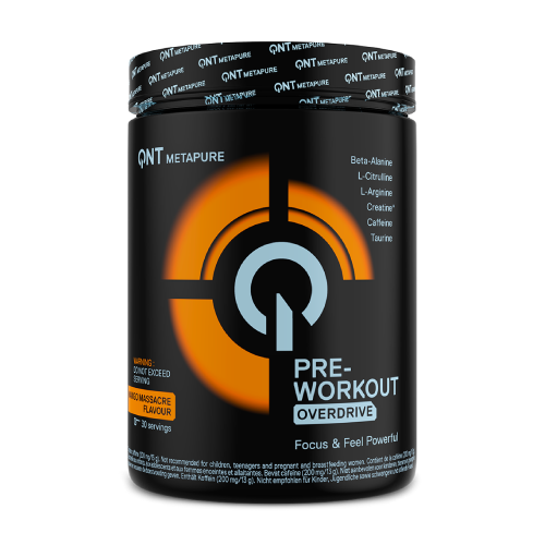 Overdrive pre-workout in polvere – mango, 390 g