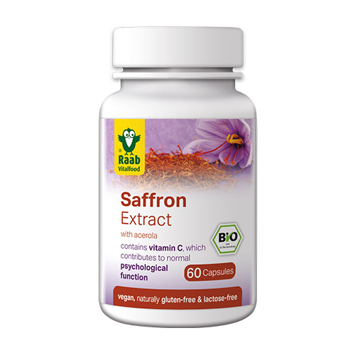 BIO Estratto di zafferano con acerola, 60 capsule