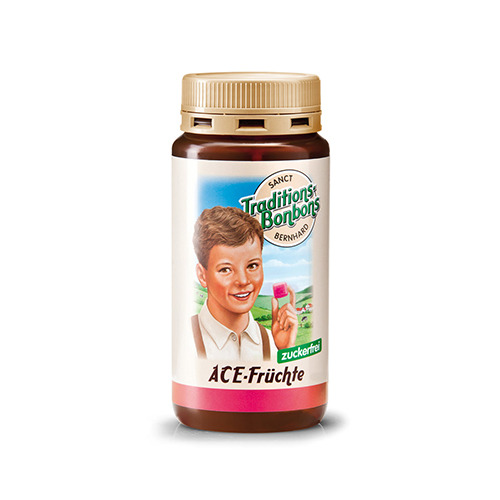 ACE caramelle alla frutta senza zucchero, 170 g