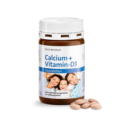 Calcio + vitamina D3, 150 compresse masticabili