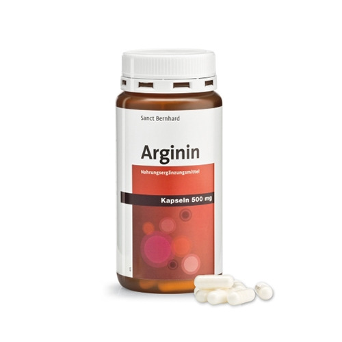 L-Arginina 500 mg, 150 capsule