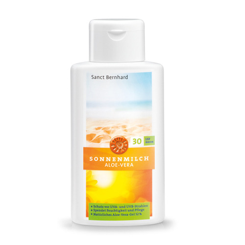 Latte solare con Aloe vera - SPF 30, 250 ml