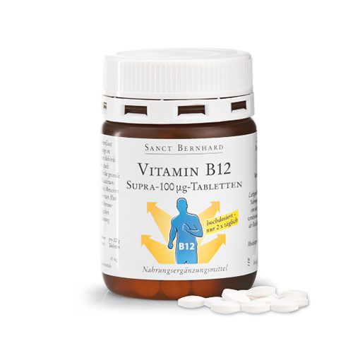 Vitamina B12 Supra, 200 µg, 240 compresse
