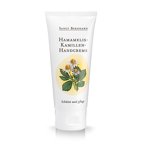 Crema per le mani con amamelide e camomilla, 100 ml