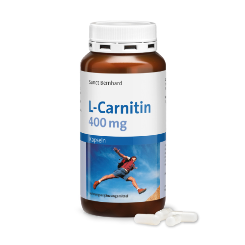 L-carnitina 400 mg, 200 capsule