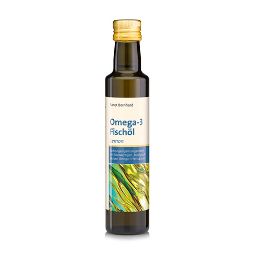 Olio di pesce con Omega 3 - limone, 250 ml
