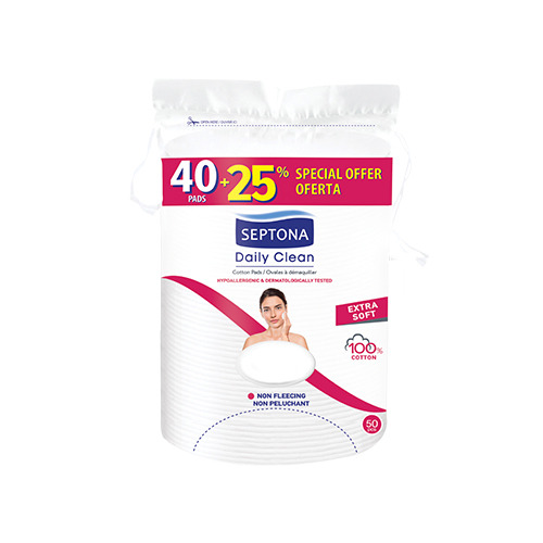 Dischetti di cotone Extra Soft, 40 + 10 dischetti