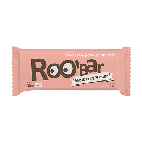 BIO Roobar barretta vegana – gelso e vaniglia, 30 g