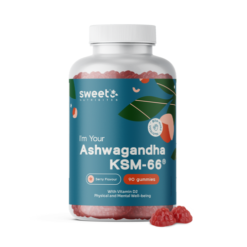 Ashwagandha KSM-66 300 mg, 90 caramelle gommose