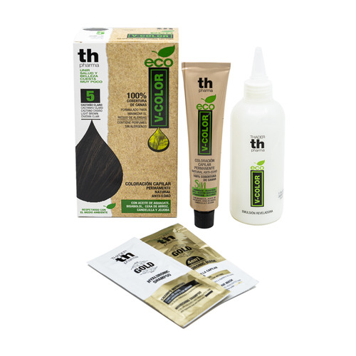 Tinta naturale per capelli - castano chiaro, 1 pezzo