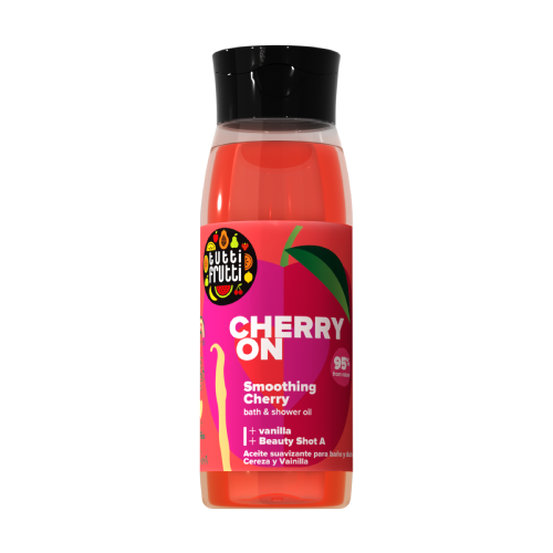 Olio da bagno e doccia - ciliegia e vaniglia, 400 ml