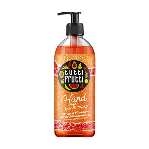 Sapone per le mani – arancia & fragola, 500 ml