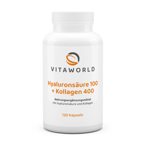 Acido ialuronico + collagene, 120 capsule