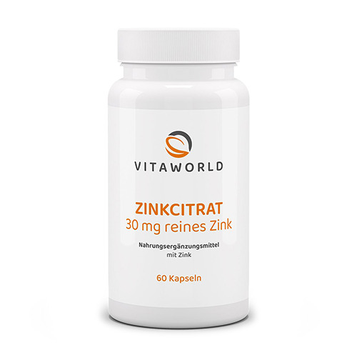 Citrato di zinco 30 mg, 60 capsule