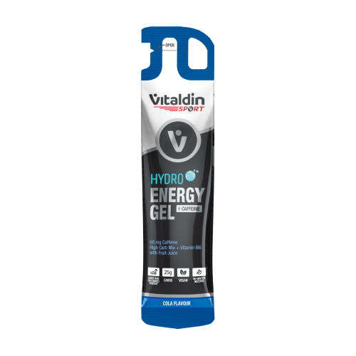 HYDRO Gel energetico con caffeina – cola, 55 ml