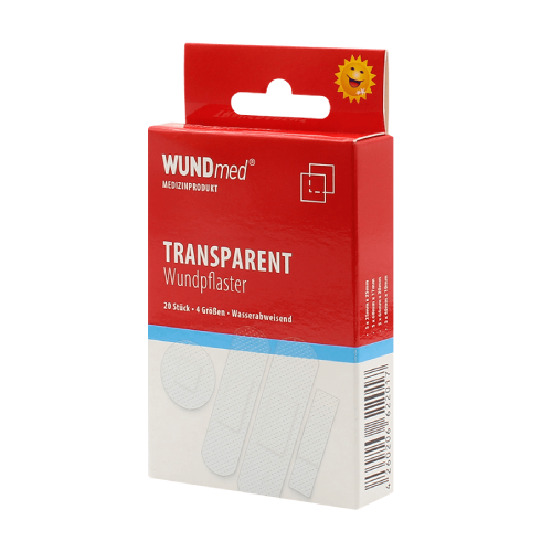 Set di cerotti trasparenti idrorepellenti, 20 pezzi
