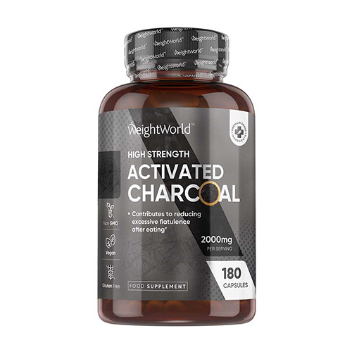 Carbone attivo 2000 mg, 180 capsule