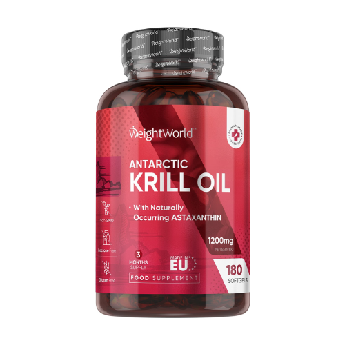 Olio di krill 1200 mg, 180 capsule molli