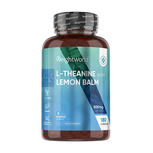 L-teanina con melissa, 180 capsule