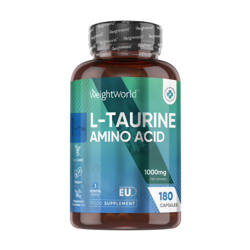 L-taurina 1000 mg, 180 capsule
