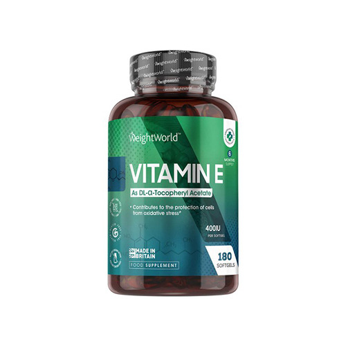 Vitamina E, 400 IU, 180 capsule molli