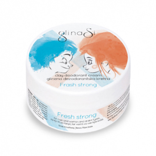 Fresh Strong – crema deodorate naturale all'argilla, 25 g