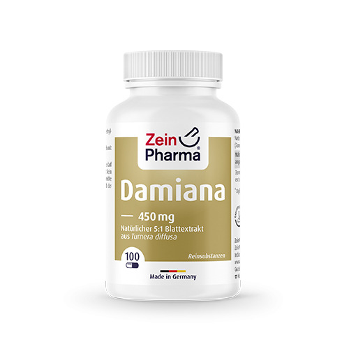 Damiana 450 mg, 100 capsule
